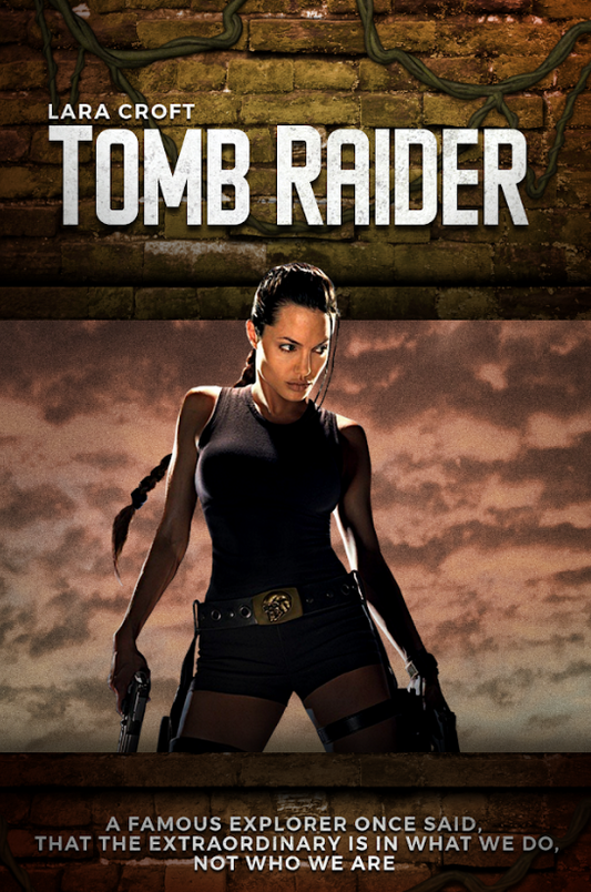 Lara Croft Tomb Raider 2001 Poster 24x36 Angelina Jolie Action Adventure Iconic