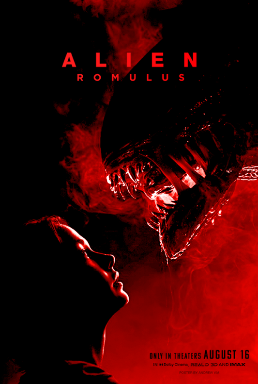 Alien Romulus 2024 Poster 24x36 - Sci-Fi Horror Alien Franchise Film