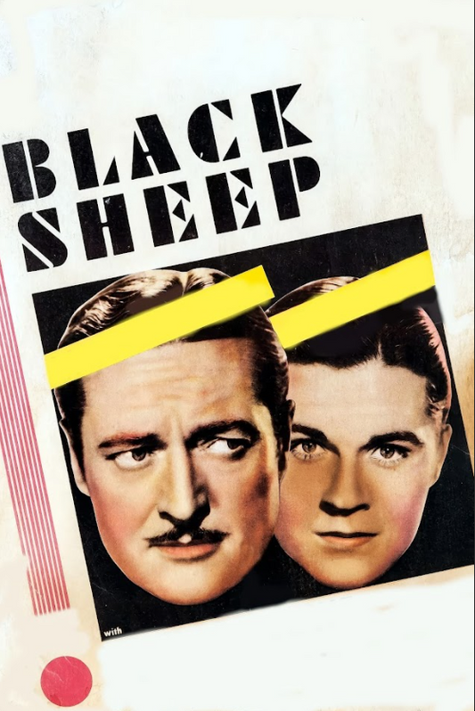 Black Sheep (1935) 24x36 Poster Classic Crime Drama Vintage Movie Artwork Retro - PosterFire.com