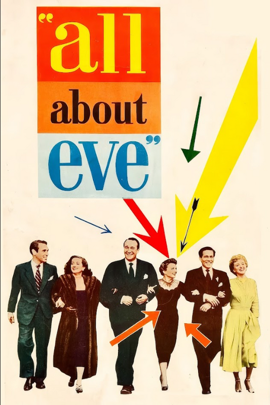 All About Eve (1950) Poster - 24x36 | Bette Davis | Classic Drama | Iconic Film - PosterFire.com