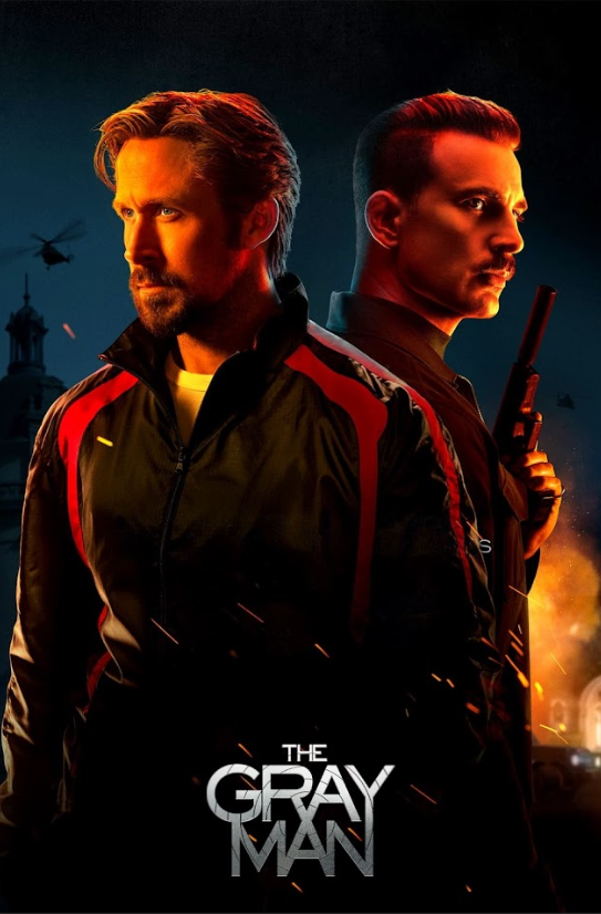 The Gray Man 2022 Poster 24x36 - Action Thriller Ryan Gosling Chris Evans - PosterFire.com