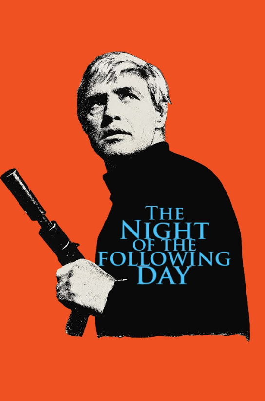 The Night of the Following Day 1969 Poster 24x36 - Marlon Brando Crime Thriller - PosterFire.com