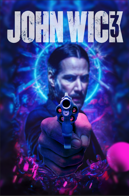 John Wick: Chapter 3 - Parabellum 2019 Poster 24x36 - Keanu Reeves High-Octane - PosterFire.com