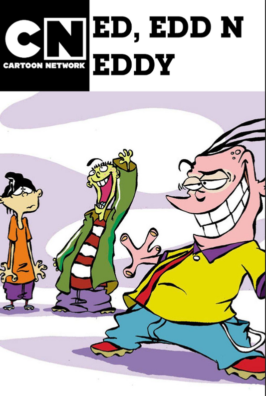 Ed, Edd n Eddy 1999 Poster 24x36 - Classic Cartoon Trio Adventure Poster