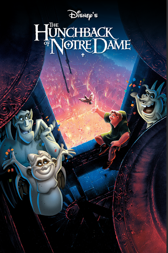 The Hunchback of Notre Dame (1996) 24x36 Movie Poster, Disney Animated Classic