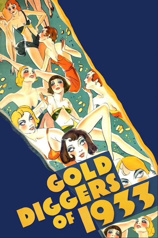 Gold Diggers of 1933 Poster 24x36 – Classic Musical Art, Vintage Hollywood Decor