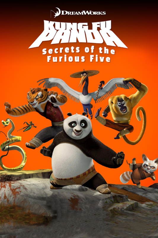 Kung Fu Panda: Secrets of the Furious Five 2008 Movie Poster 24x36 - Po, DreamWo