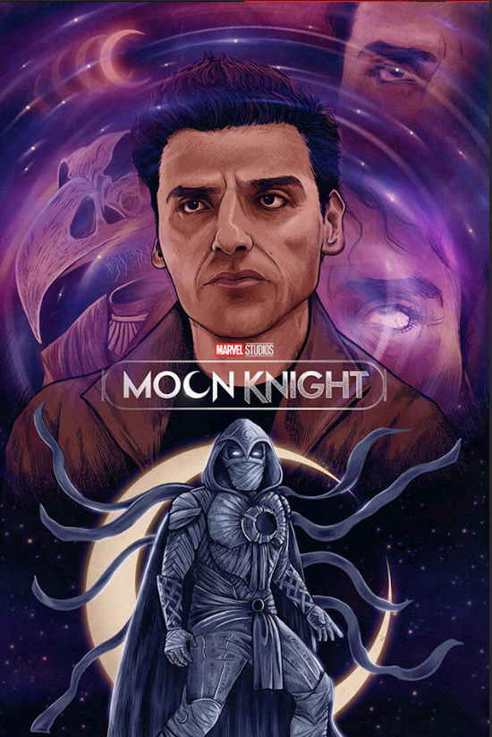 2022 Moon Knight Poster 24x36 Marvel Superhero Action Series - PosterFire.com