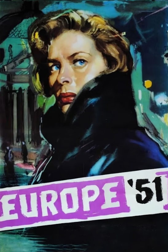 1952 Europe '51 Movie Poster 24x36 Italian Drama Classic Film