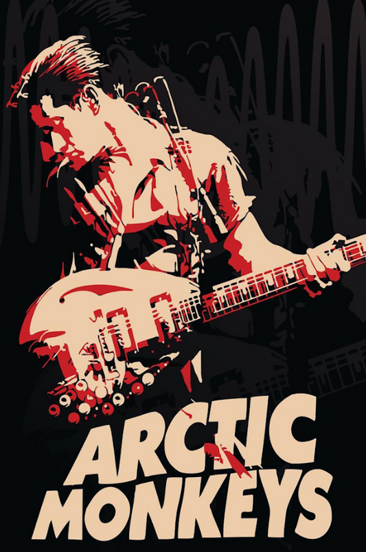 Arctic Monkeys Poster 24x36 - Indie Rock, Alex Turner, British Band, Music Legen - PosterFire.com