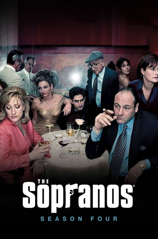 The Sopranos 1999 Season 4 Movie Poster 24x36 - Crime Drama Mafia TV Show Tony