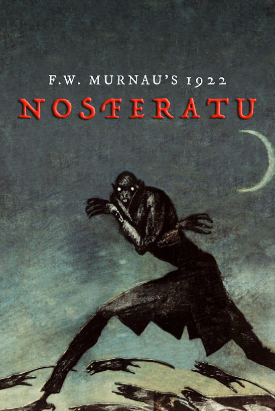 Nosferatu 1922 Movie Poster 24x36 - Silent Horror Classic, F.W. Murnau, Vampire