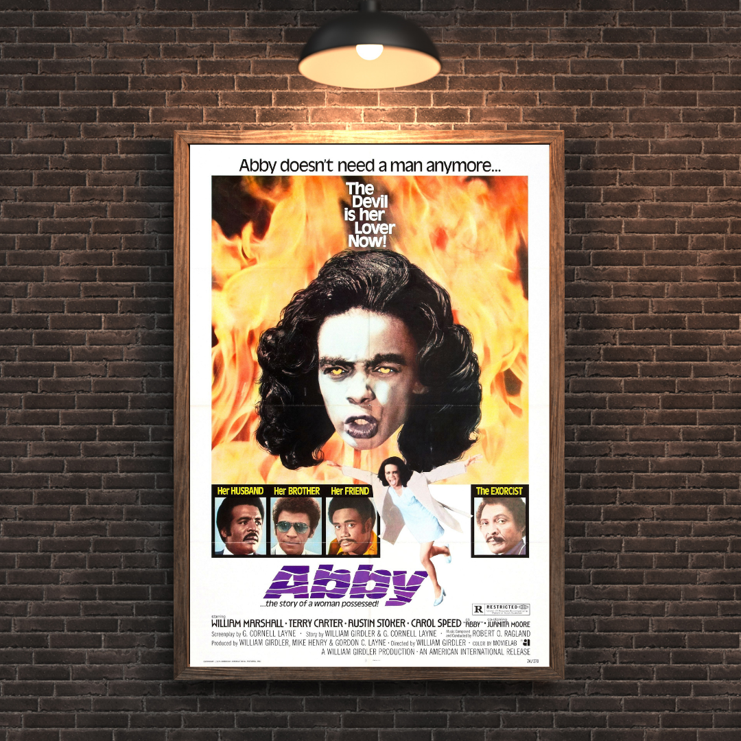 Abby Movie Poster - Rare Vintage Horror Collectible