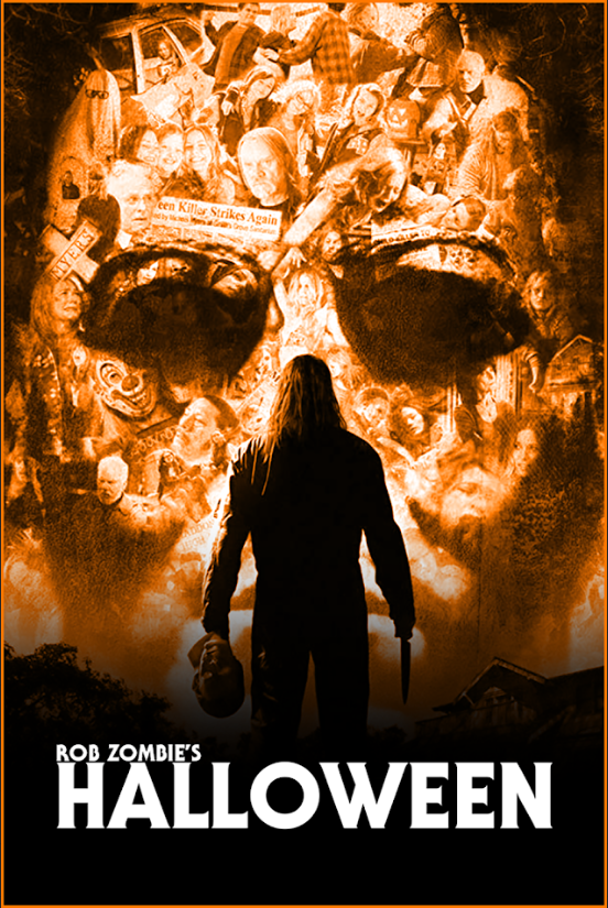 Halloween 2007 Poster 24x36 - Rob Zombie’s Horror Reboot Michael Myers Slasher