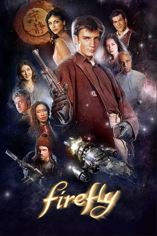 Firefly 2002 Poster 24x36 - Joss Whedon Space Western Sci-Fi TV Show Iconic Seri - PosterFire.com