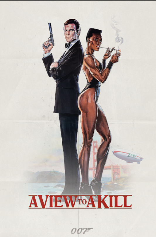 A View to a Kill (1985) Poster - 24x36 | Roger Moore | James Bond Classic Art