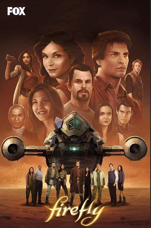 Firefly 2002 Poster 24x36 - Joss Whedon Space Western Sci-Fi TV Series Classic - PosterFire.com