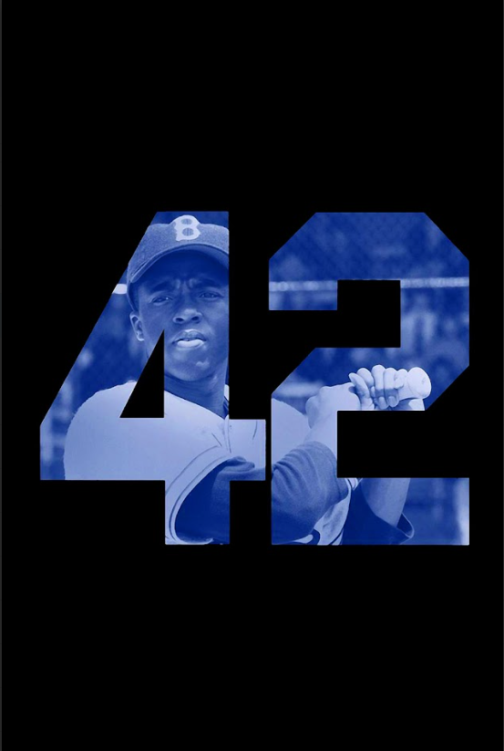 42 (2013) Poster - 24x36 | Chadwick Boseman as Jackie Robinson - PosterFire.com