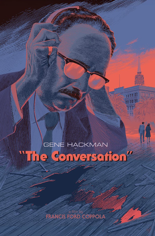 The Conversation (1974) Poster 24x36 Classic Thriller with Gene Hackman as a Sur - PosterFire.com