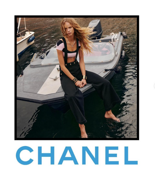 Olivia Vinten Chanel Coco Beach 2024 by Cass Bird Poster 24x36 - Luxurious