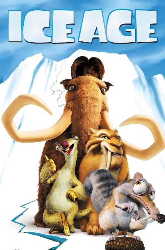 Ice Age 2002 Movie Poster 24x36 - Animated Adventure, Family Comedy