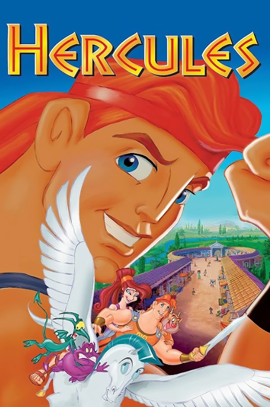 Hercules 1997 Movie Poster 24x36 Disney Animated Adventure Comedy Classic