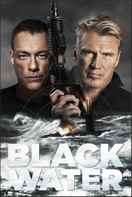 Black Water 2018 Poster 24x36 Jean-Claude Van Damme Action Thriller Art - PosterFire.com