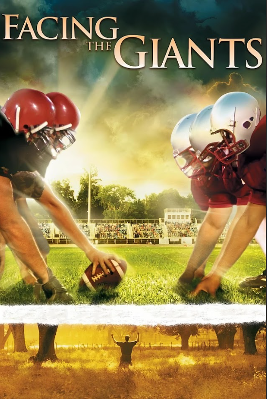 Facing the Giants (2006) 24x36 Movie Poster Inspirational Sports Drama Art - PosterFire.com