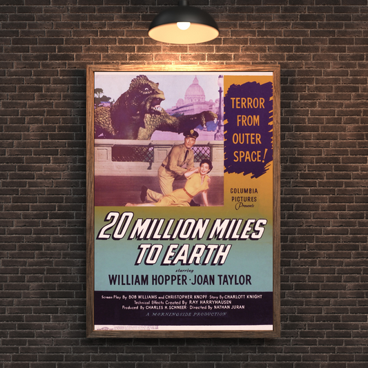 20 Million Miles to Earth 05 Movie Poster - Vintage Sci-Fi Classic Poster - PosterFire.com