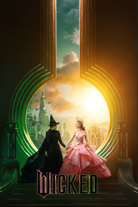 Wicked 2024 Movie Poster 24x36 - Musical Fantasy Drama Iconic Characters Broadwa