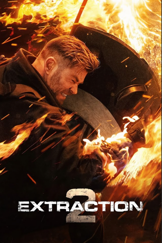 Extraction 2 (2023) 24x36 Movie Poster Chris Hemsworth Action Sequel Art - PosterFire.com