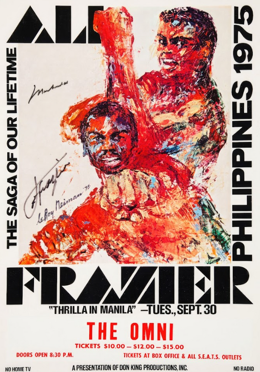 Ali vs Frazier Boxing Poster 24x36 - Philippines 1975 Thrilla in Manila - PosterFire.com