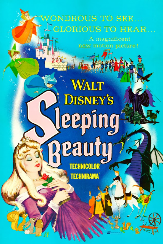 1959 Sleeping Beauty Movie Poster 24x36 Disney Animated Classic Film - PosterFire.com