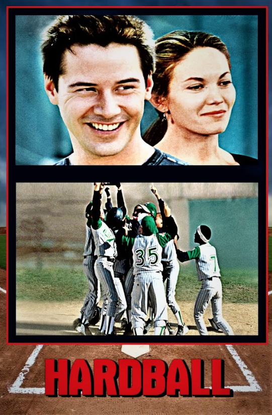 Hardball (2001) Movie Poster 24x36 Inspirational Sports Film, Keanu Reeves