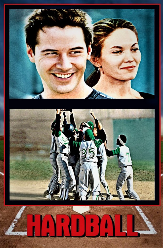 Hardball (2001) Movie Poster 24x36 Inspirational Sports Film, Keanu Reeves