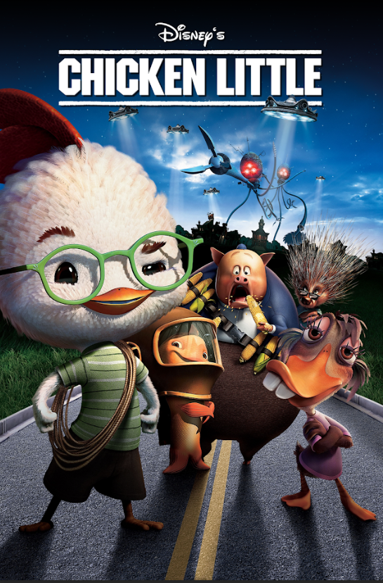 Chicken Little 2005 Poster 24x36 - Animated Comedy Disney Family Adventure Fun