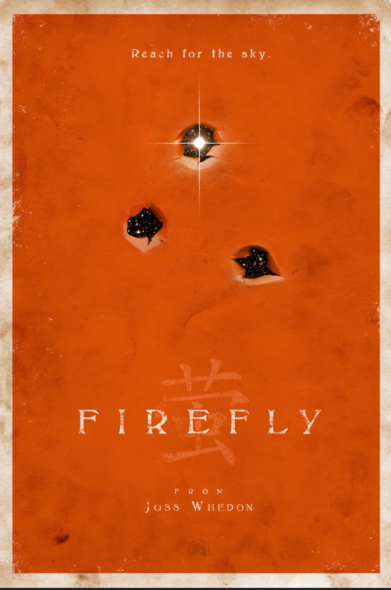 Firefly 2002 Poster 24x36 - Joss Whedon Sci-Fi Space Western TV Show Iconic Adve - PosterFire.com