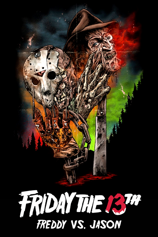 Freddy vs. Jason 2003 Movie Poster 24x36 - Horror Crossover Slasher Classic