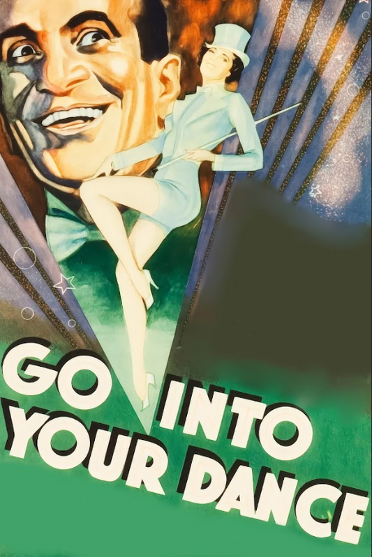 Go Into Your Dance 1935 Movie Poster 24x36 - Classic Musical, Al Jolson & Ruby K - PosterFire.com