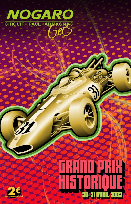 2002 Car Racing Poster - Historic Motorsport Event, Iconic Racing Design, Celebr - PosterFire.com