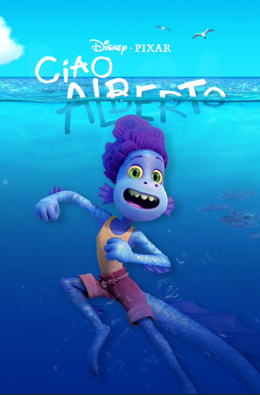 Ciao Alberto 2021 Poster 24x36 - Disney Pixar Short Film Animation Art