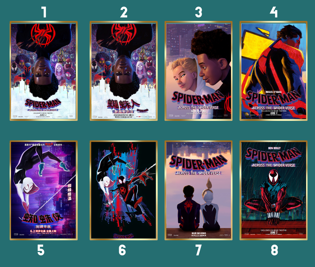 Spider-Man: Across the Spider-Verse 24x36 posters 2023 many versions! miles gwen - PosterFire.com