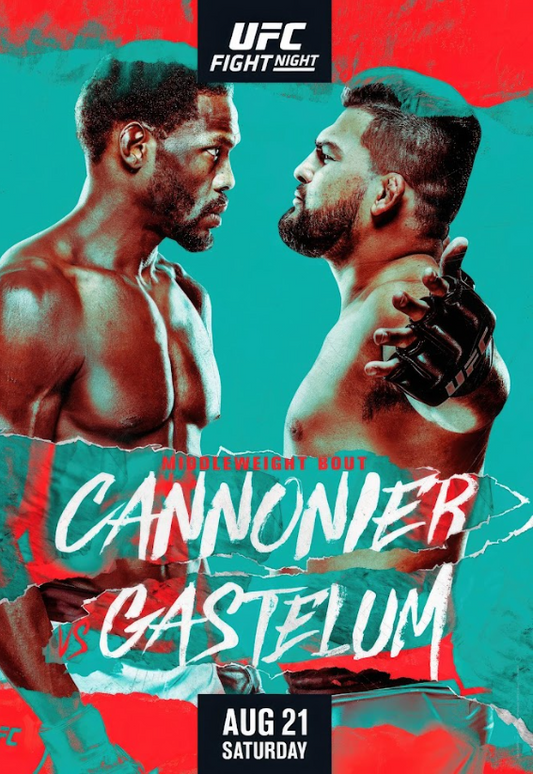 Cannonier vs Gastelum Poster 24x36 - UFC Middleweight Showdown, Power vs Techniq - PosterFire.com