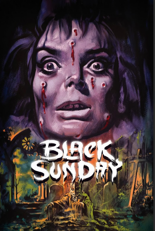 Black Sunday (1960) 24x36 Poster Classic Horror Cult Film Vintage Artwork Retro