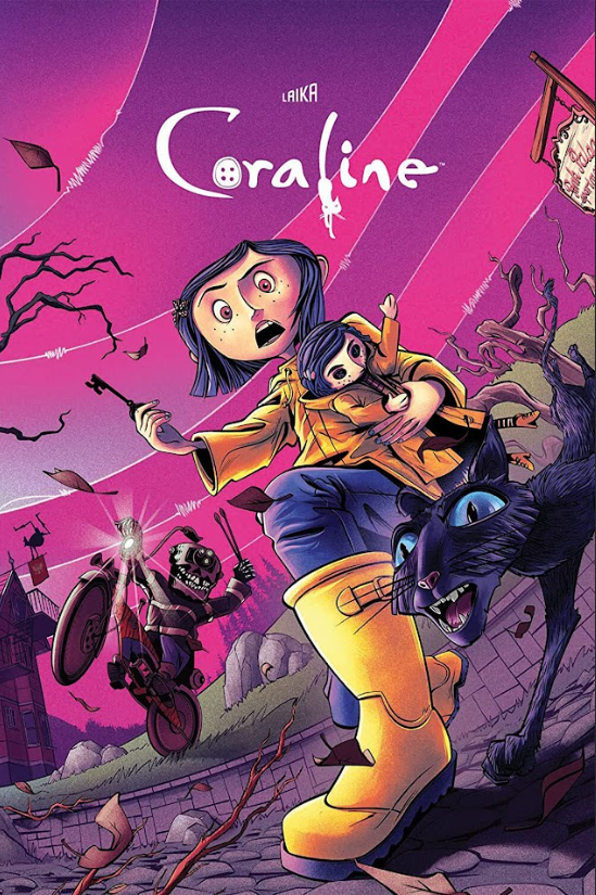 Coraline 2009 Poster 24x36 - Animated Dark Fantasy Neil Gaiman Story