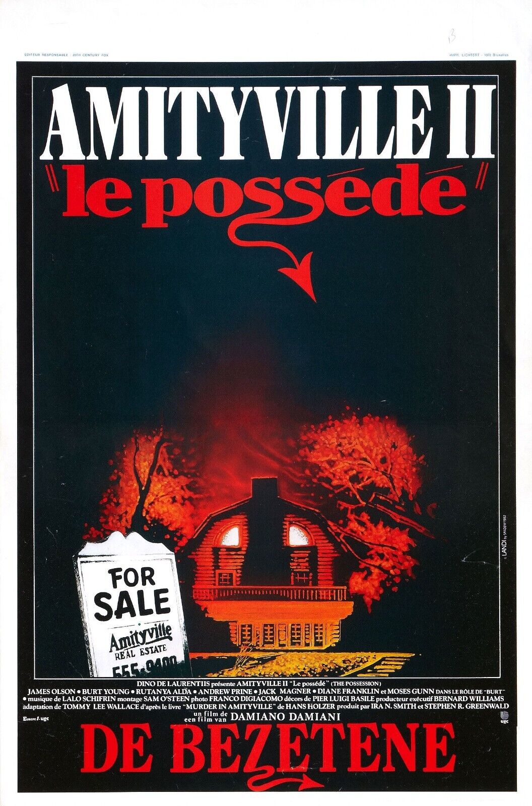 Amityville 2: The Possession 02 Movie Poster - Vintage Horror Cult Classic