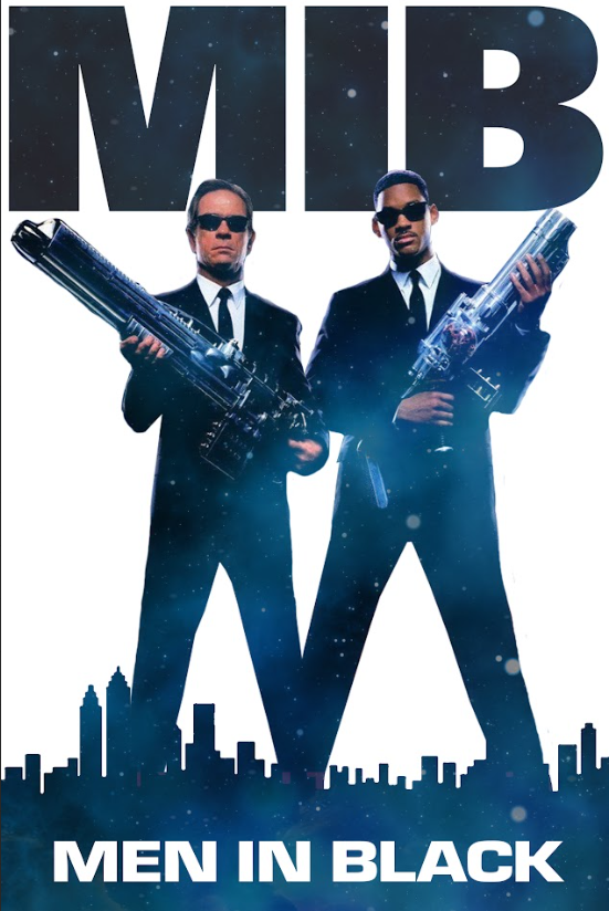 Men in Black 1997 Poster 24x36 - Will Smith Sci-Fi Action Comedy Alien Art