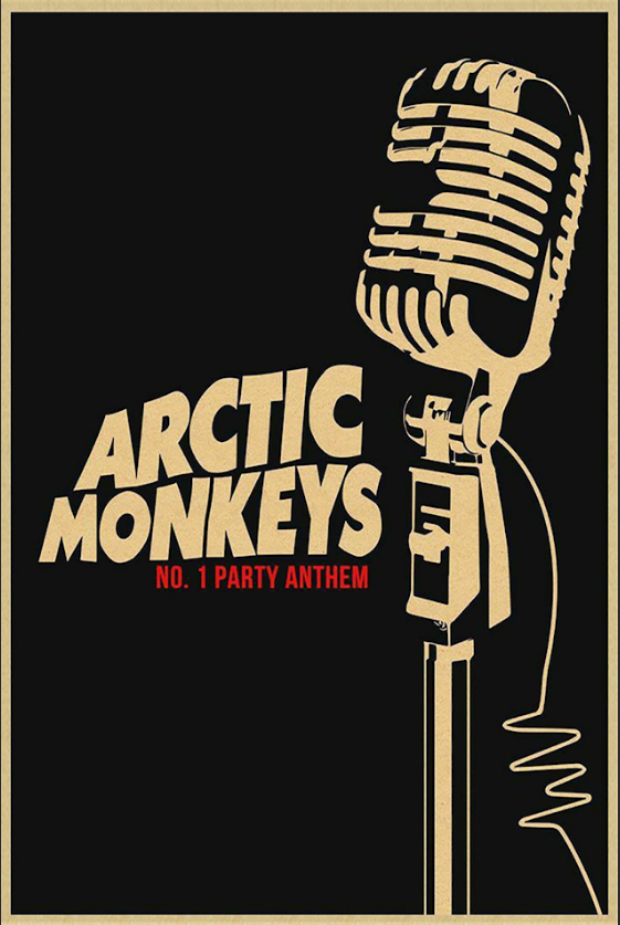 Arctic Monkeys Poster 24x36 - Indie Rock Stars, Alex Turner, British Music - PosterFire.com