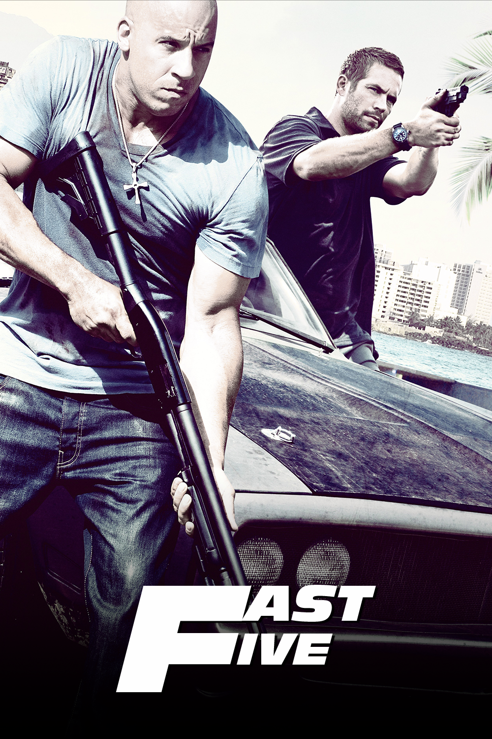 Fast Five (2011) Poster 24x36 - Action Heist Thriller - PosterFire.com