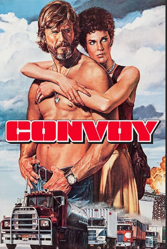 Convoy 1978 Poster 24x36 - Action Truckers Film Kris Kristofferson Classic Road